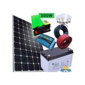 SolarMax 100W Full Kit Solar System – 80Ah Battery, 300W Inverter & 10A Controller