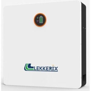 Lekkerix 51.2V 100Ah 5.12kWh LiFePO4 Lithium Battery