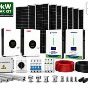 20kW Solar Kit Kenya – Premier Lithium Battery & Hybrid Inverter