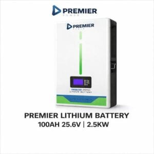 Premier Lithium Battery 25.6V 100Ah | Powerstores Kenya