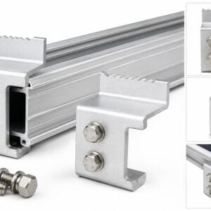 Solar Panel End Clamps | Aluminium Mounting Clamps Kenya