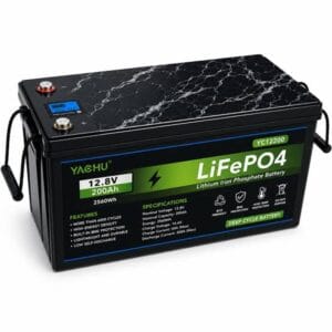 Yachu 100Ah Lithium Battery 12.8V | LiFePO4 Solar Battery