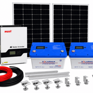 2.2kW Complete Solar Kit – MUST Inverter & Lithium Batteries