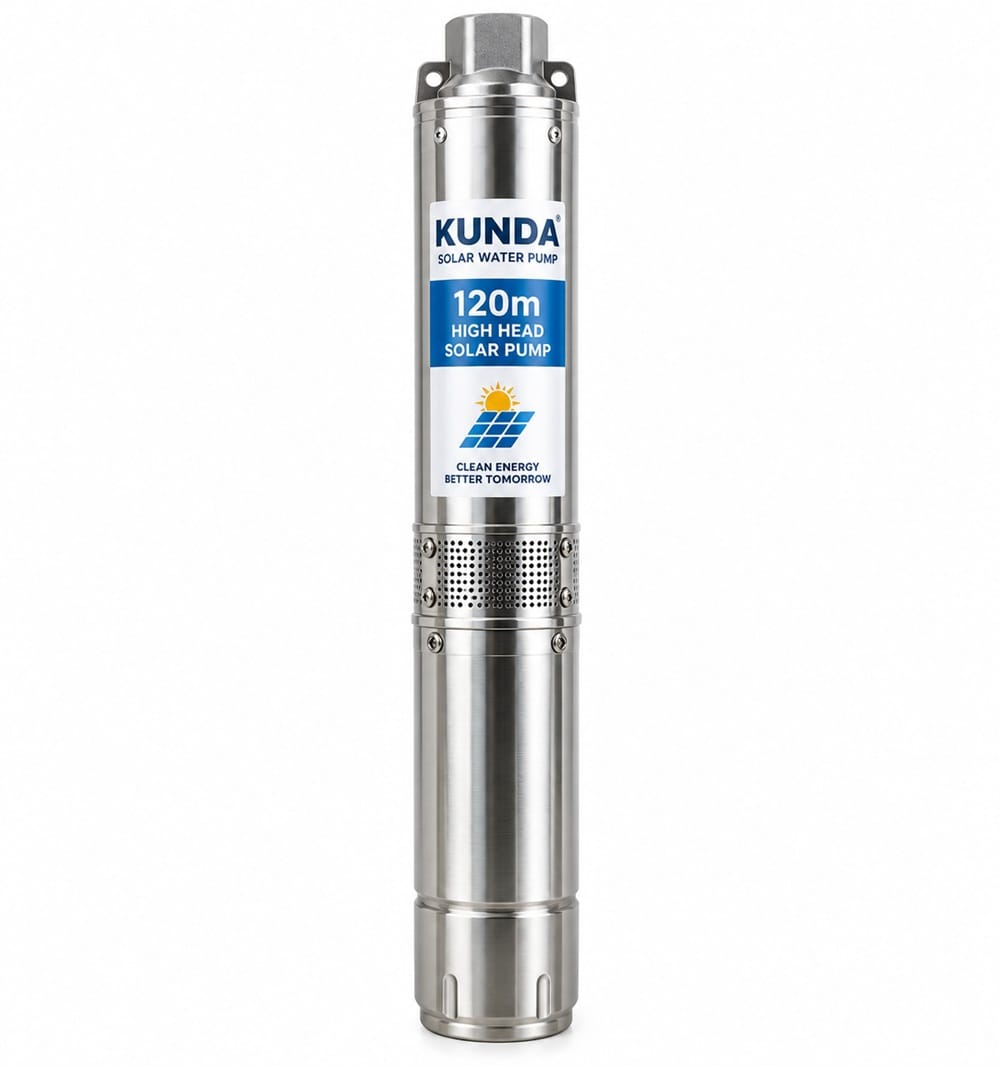 Kunda 120 M Solar Water Pump – High Head Borehole Pump