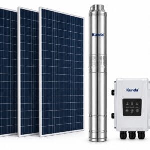 Kunda 120M Solar Pump Kit | 3PCS 550W Panels