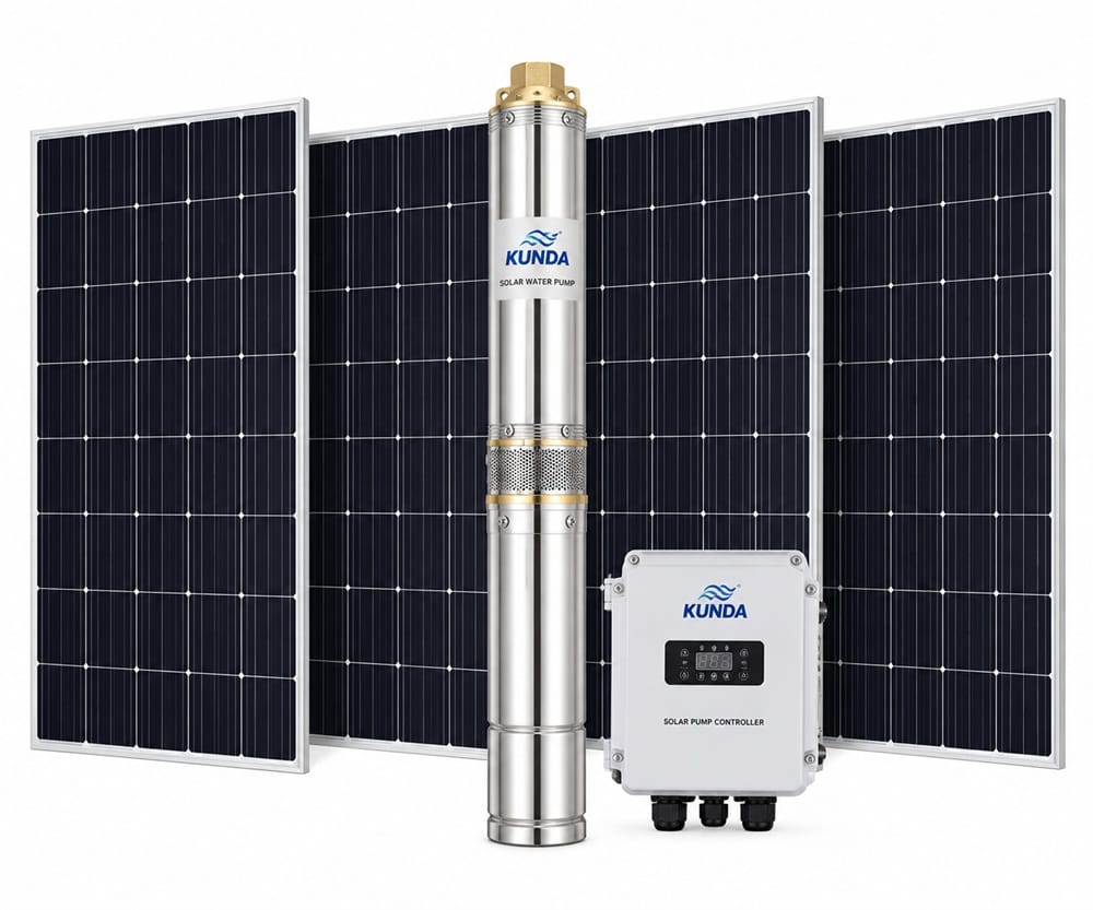 Kunda 150 M Solar Pump Kit With 4 PCS 550 W Panels