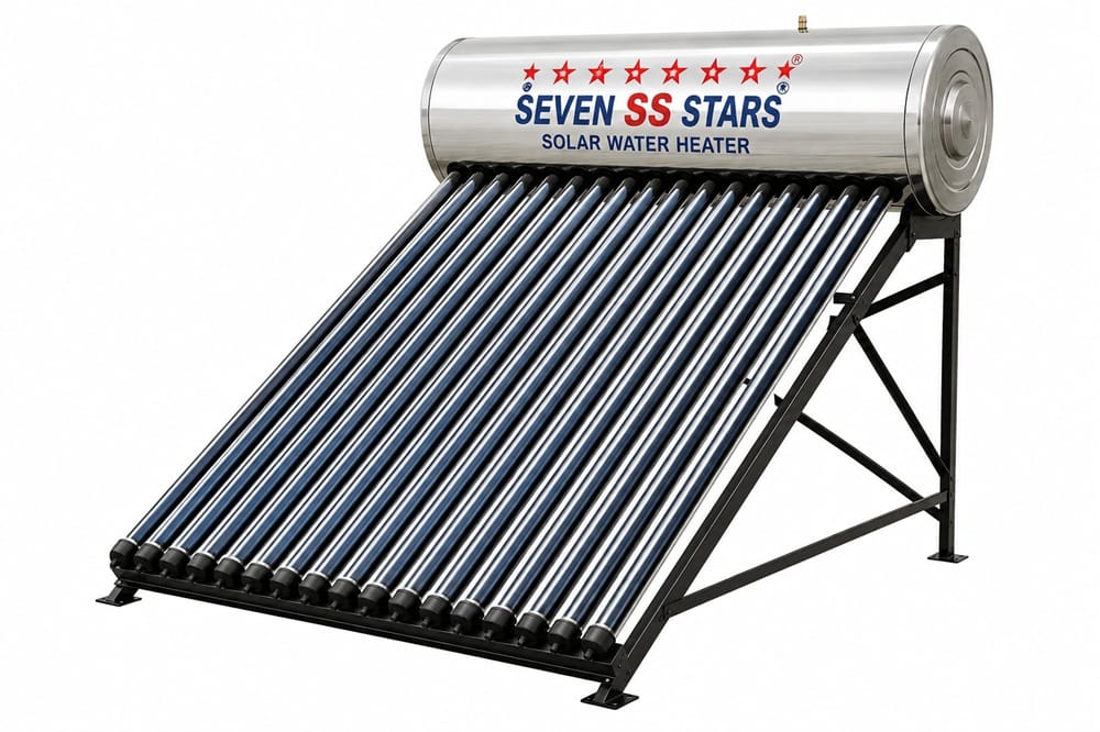 300 L Seven SS Stars Solar Water Heater – Non-Pressurized Kenya