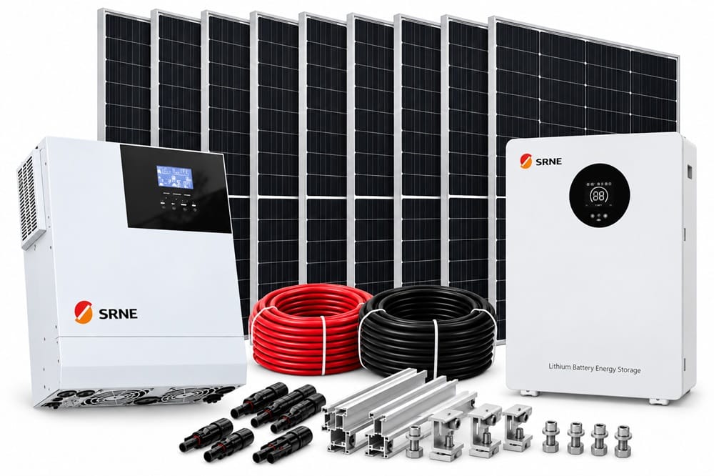 8kW Lithium Solar Kit – 7.68kWh Battery & 5kW Inverter 8kW Lithium Solar Kit – 7.68kWh Battery & 5kW Inverter