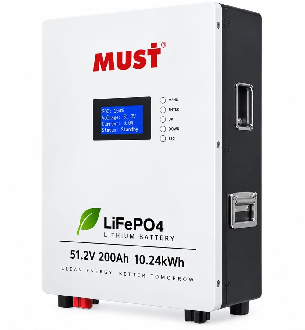 MUST 51.2 V 200 Ah 10.24 Kwh Lithium Battery Kenya