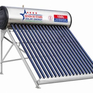 Seven SS Stars 150L Non-Pressurized Solar Water Heater Kenya