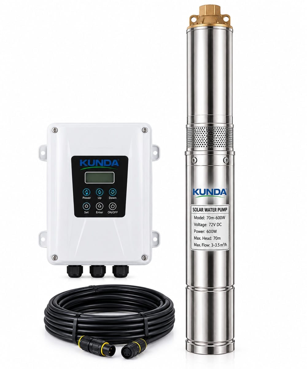 Kunda 70 M Solar Water Pump – 600 W 72 V DC Kenya