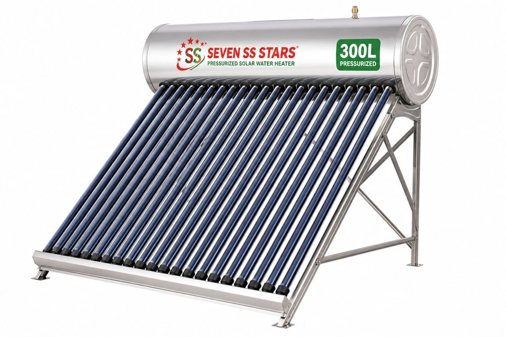 300L Seven SS Stars Pressurized Solar Water Heater 300L Seven SS Stars Pressurized Solar Water Heater