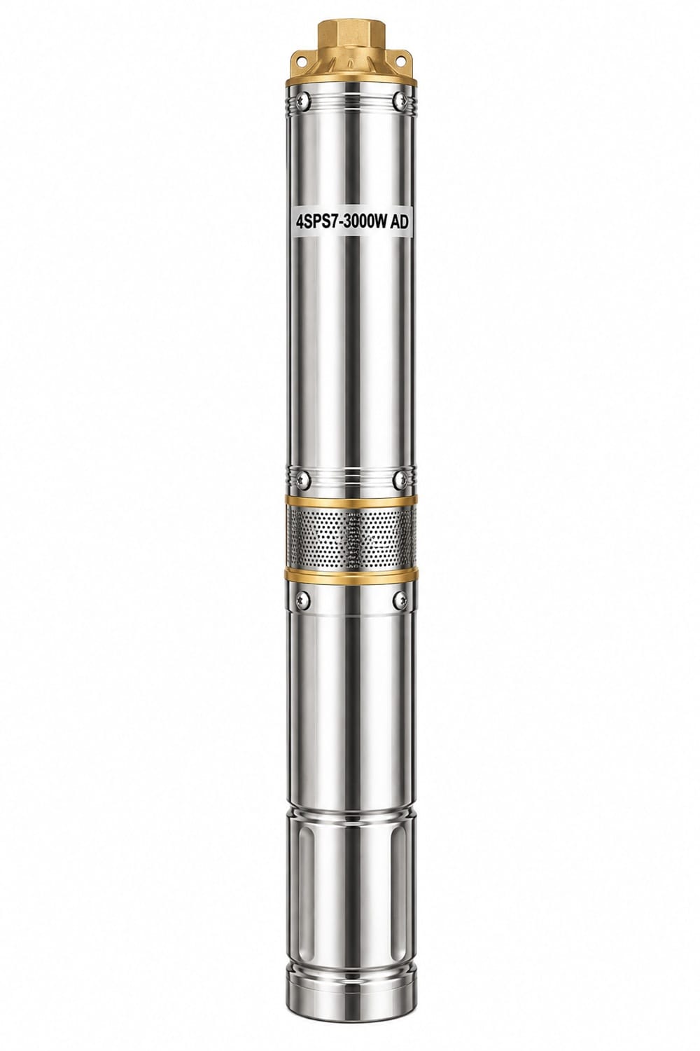 4HP Solar Submersible Water Pump – 3000W AC/DC, 270M Head 4HP Solar Submersible Water Pump – 3000W AC/DC, 270M Head