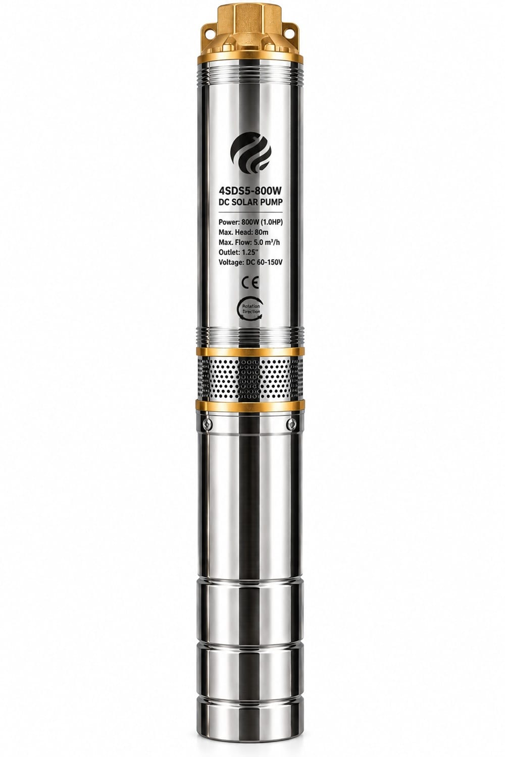 800W 1HP DC Solar Submersible Water Pump – 80M Head 800W 1HP DC Solar Submersible Water Pump – 80M Head