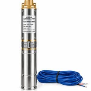 800W DC Solar Submersible Water Pump 1HP – 98M Head
