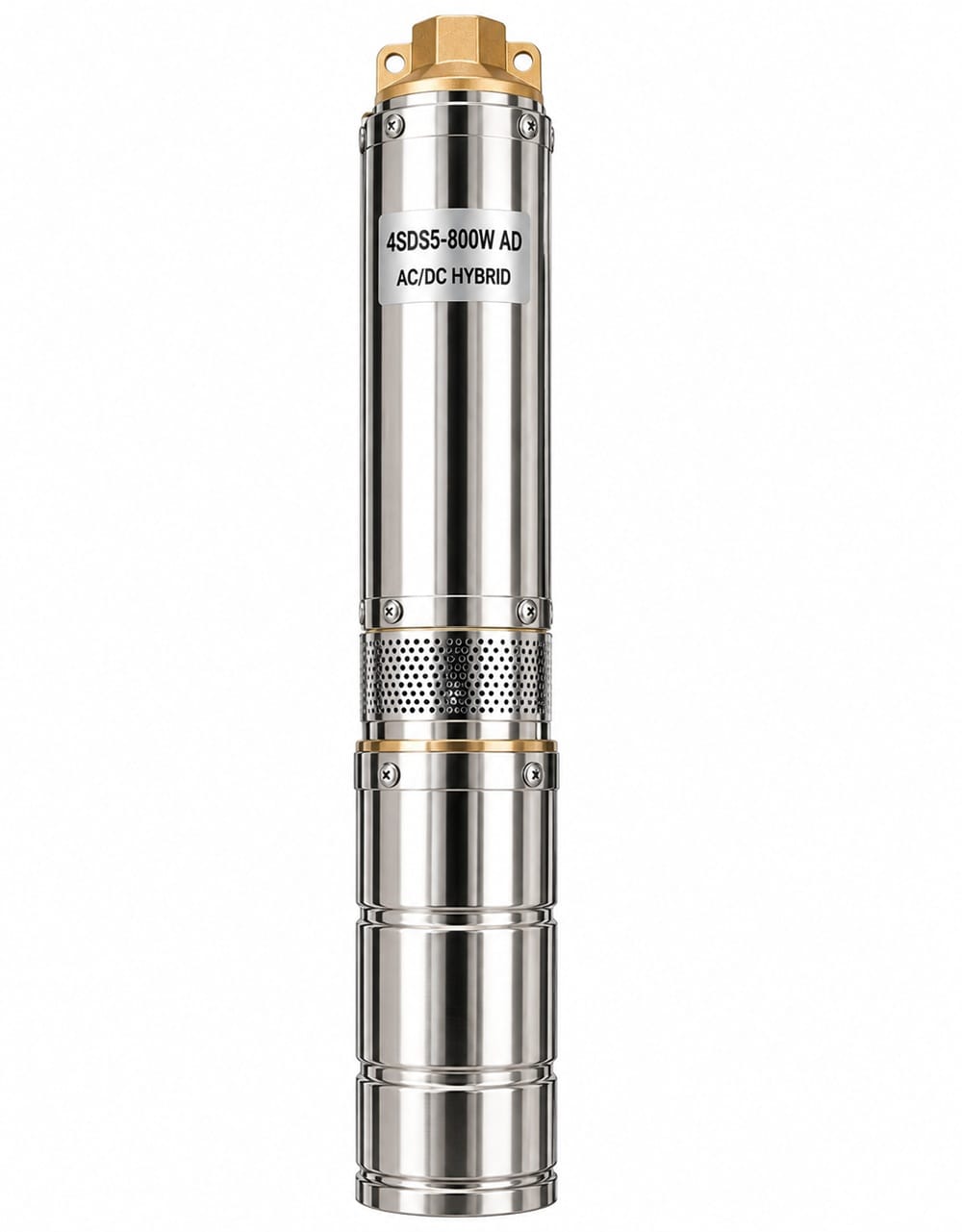 1HP AC/DC Hybrid Solar Submersible Water Pump – 80M Head 1HP AC/DC Hybrid Solar Submersible Water Pump – 80M Head