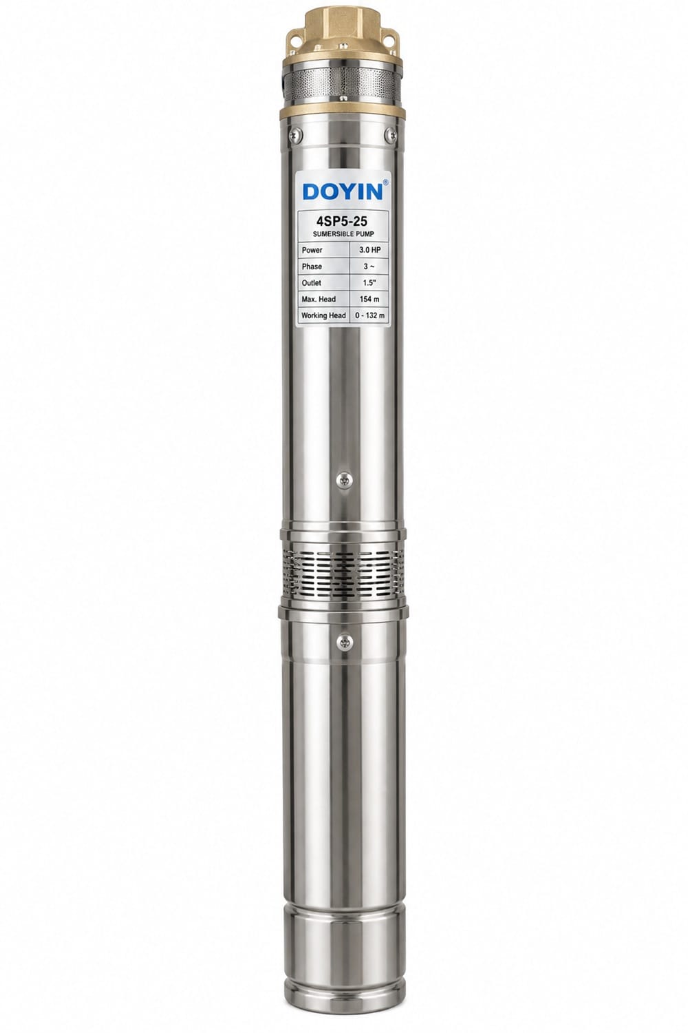 Doyin 4SP5-25 3HP Borehole Pump – 154m Head Doyin 4SP5-25 3HP Borehole Pump – 154m Head